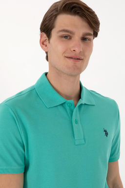 Erkek Slim Fit Polo Yaka Mint Basic Ti__rt - U.s. polo assn фото 2