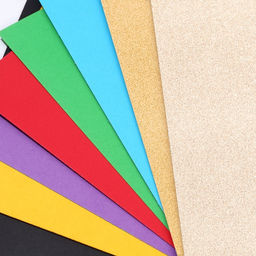 Цветной картон с блёстками, А4, 8 листов, 8 цветов, немелованный, двусторонний, в папке, 250 г/м², «Маша и медведь»