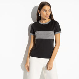 Футболка из эластичной ткани Неповторимая ты (new) - Charutti фото 8