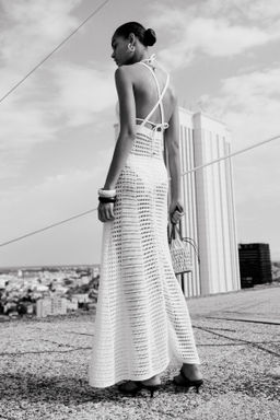 Maxivestido efecto crochet - H&m фото 4