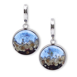 Серьги из муранского стекла