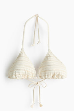 Top de bikini triangular con relleno - H&m фото 3