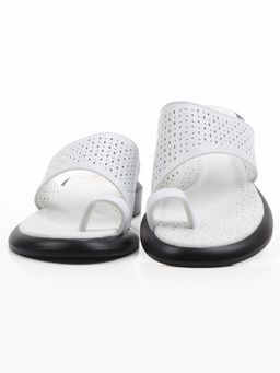 08-C309-9C WHITE Босоножки женские (натуральная кожа)