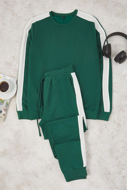 TRENDYOL MAN Lacivert Yanlar? Seritli Orme Pijama Tak?m? THMAW21PT0828 - Trendyolmilla фото 14