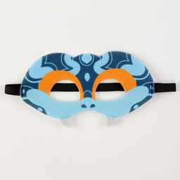 Цена за 2 шт. Маска карнавальная Прикольная змея, голубой