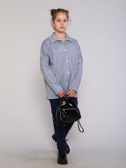 Рубашка "Алгебра" синяя полоса