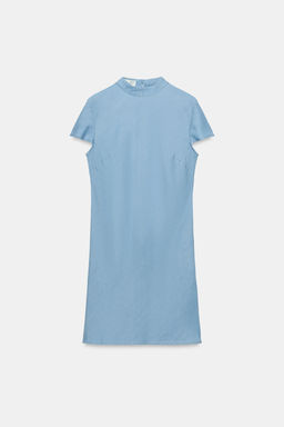 VESTIDO MINI ESPALDA DESCUBIERTA / Azul claro - Zara фото 6
