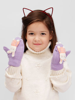 Варежки детские на шнурке Kim Lin