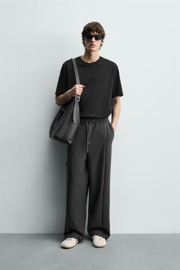 PANTAL?N JOGGER CARGO INTERLOCK / Gris medio