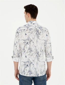 A__k Mavi Regular Fit Uzun Kollu G_mlek - Pierre cardin фото 5
