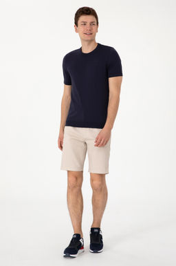 Erkek Slim Fit Bisiklet Yaka Lacivert Kazak - U.s. polo assn фото 4
