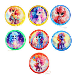 Цена за 12 шт. Йо-йо световая Единорожек, МИКС - Simaland фото 5