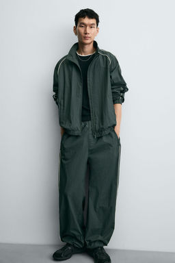 CONTRAST TECHNICAL JOGGER TROUSERS - Zara фото 5