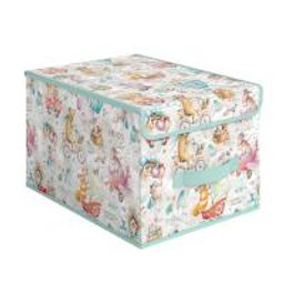 Короб стеллажный с крышкой, большой, 30*40*25 см, жёлт., ЛЮБИМЧИКИ, шт - Valiant фото 7