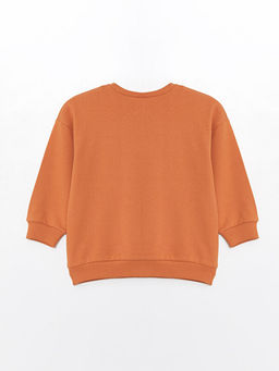 Bisiklet Yaka Uzun Kollu Erkek Bebek Sweatshirt - Waikiki фото 2