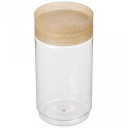 "Palermo" Банка для сыпучих продуктов пластмассовая 1л, прозрачный (Россия)