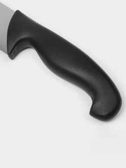 Нож кухонный шеф Sharp, лезвие 30.5 см, нержавеющая сталь, чёрная ручка