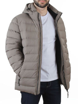 6276 GRAY Куртка мужская зимняя (200 гр. холлофайбер)