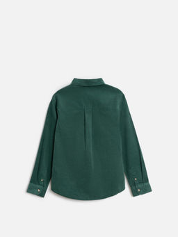 ACOOLA / Сорочка верхняя детская для мальчиков Patrik сине-зеленый фото 2