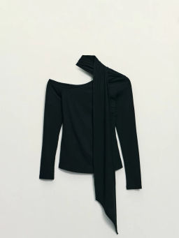 Лонгслив с шарфом / Zarina