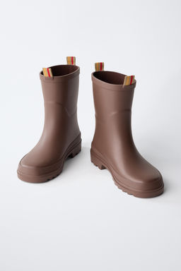 BOTA DE AGUA B?SICA / Marr?n - Zara фото 3