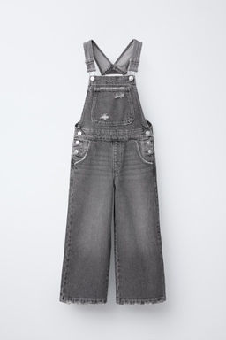 LONG DENIM DUNGAREES