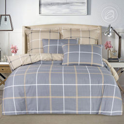 Постельное белье Джереми (сатин Престиж) 1,5 сп./Пододеяльник (молния): 1 шт. - 215*145; Простыня: 1 шт. - 220*200; Наволочка (клапан, ушки): 2 шт. - 70*70 Престиж