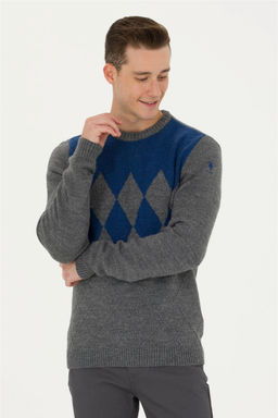 U. S. Polo Assn Мужской серый меланжевый свитер - U.s. polo assn фото 10