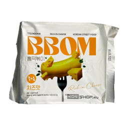 Рисовые клецки токпокки с сырным соусом ББОМ / BBOM, Корея, 147 г Акция