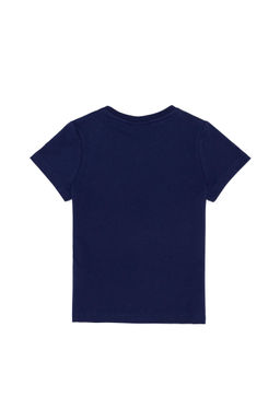 Детская темно-синяя футболка с круглым вырезом Неожиданная скидка в корзине - U.s. polo assn фото 5