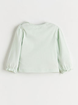 Bisiklet Yaka Minnie Mouse Bask?l? K?z Bebek Ti??rt ve Tayt