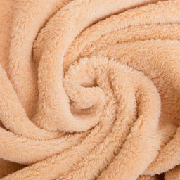 Плед с рукавами «Этель» 150×200 см, корал-флис, 220 г/м², бежевый