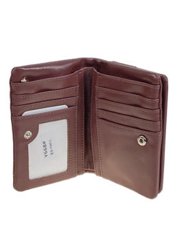 Женское портмоне из искусственной кожи, цвет пудра - Greta фото 2