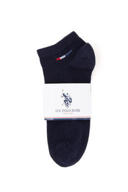 Мужской темно -синий синий 5 -точечный носки неожиданный скидка в корзине - U.s. polo assn фото 4
