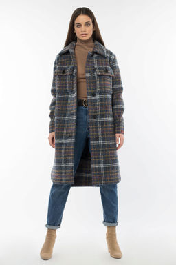 01-10490 Пальто женское демисезонное - El podio фото 2