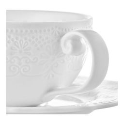 Чайная пара Walmer Emily, 0.25 л, цвет белый  фото 2