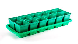 Комплект для рассады "Урожай-12" 47х16х9см (12 горшков со съем.дном 200мл, поддон) (пластик) цветной