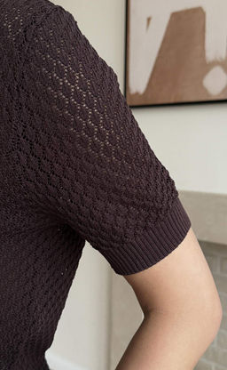 Поло жен F612-1582 coffee - Fine joyce фото 6