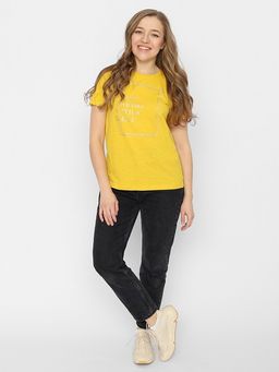 CRB wear/FSSW 60247-30 Футболка женская,желтый/Ex.Cherubino  фото 2