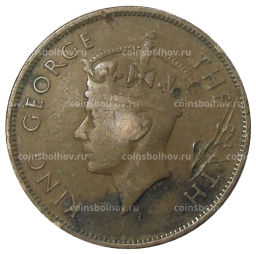 1 цент 1950 года Британский Гондурас