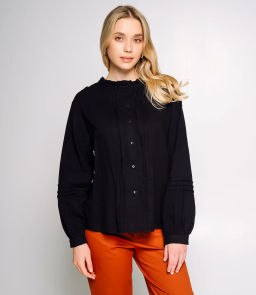 Блуза #КТ0912, чёрный