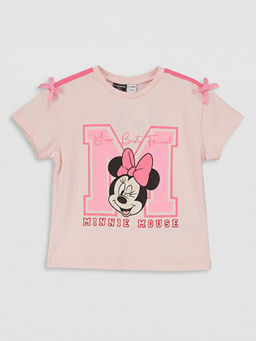 Комплект футболка и шорты для девочек Без бренда с принтом Minnie Mouse