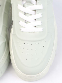 05-PDL255-6 LT. GREEN Кроссовки женские (натуральная кожа) - Фабричный китай фото 10