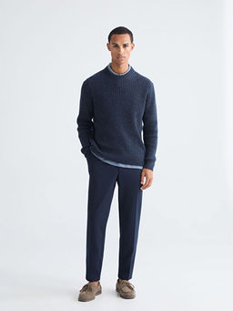 Bisiklet Yaka Erkek Triko Kazak