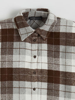 Ekose Oversize Kad?n G?mlek