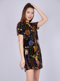 Туника "Лапочка" краски, трикотаж