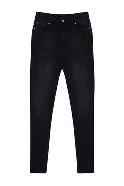 Antrasit Premium Yuksek Bel Skinny Jeans TWOAW25JE00000 - Trendyolmilla фото 12