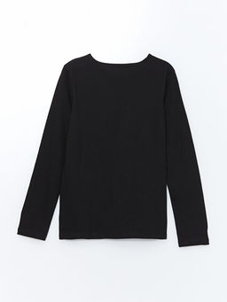 Bisiklet Yaka K?z ?ocuk Ti??rt - Waikiki фото 2