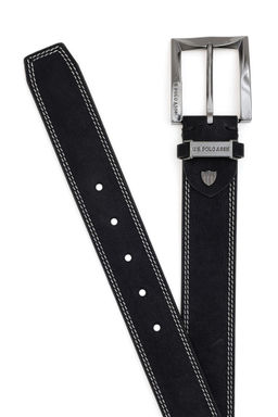 Мужской черный пояс