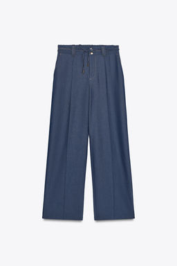 WIDE-LEG TROUSERS - Zara фото 5